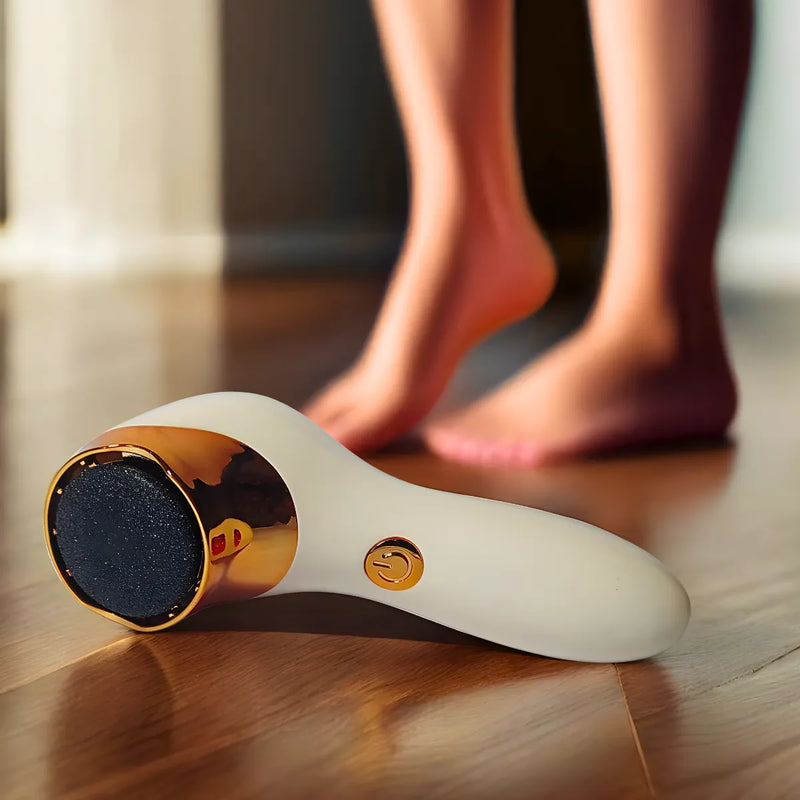 Kit Removedor Elétrico de Calos para Pés  Branco