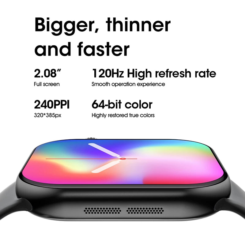 Relógio microwear S10 NFC Ilha Dinâmica 48mm Gesto Resposta ChatGPT Bússola Rastread