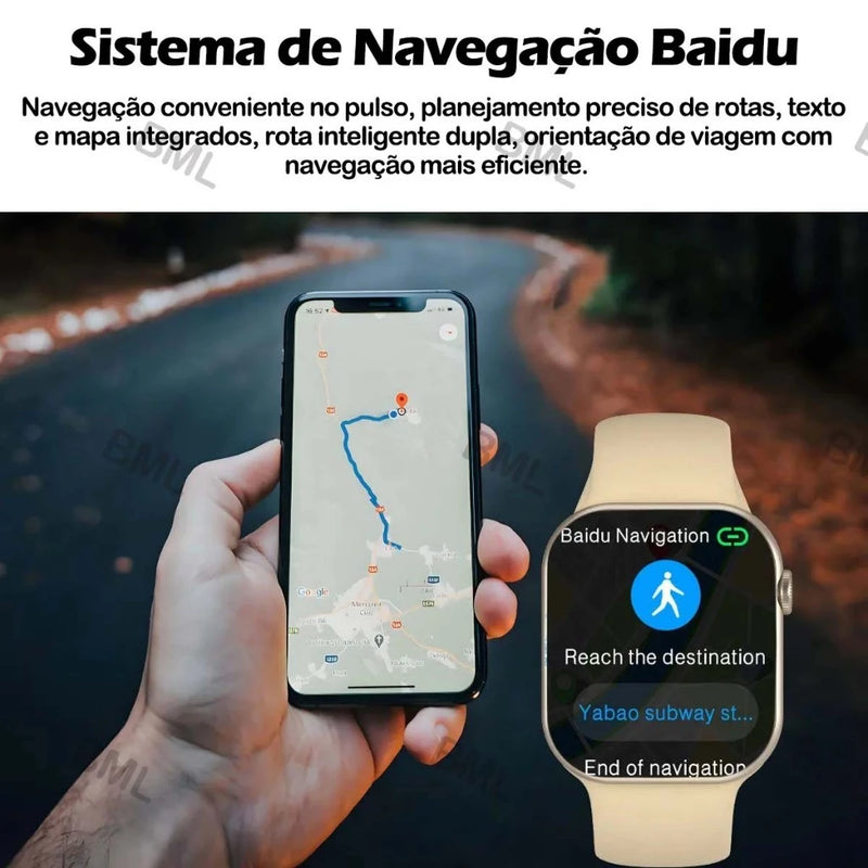 Novo Smartwatch X10 PRO Relogio Inteligente X10 Watch Chatgpt GPS NFC Bluetooth Lançamento Original 45MM