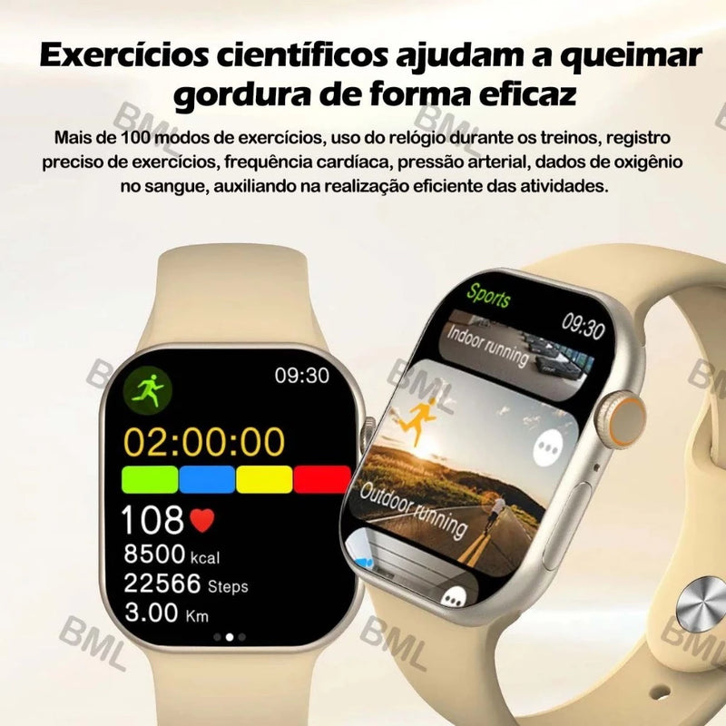 Novo Smartwatch X10 PRO Relogio Inteligente X10 Watch Chatgpt GPS NFC Bluetooth Lançamento Original 45MM